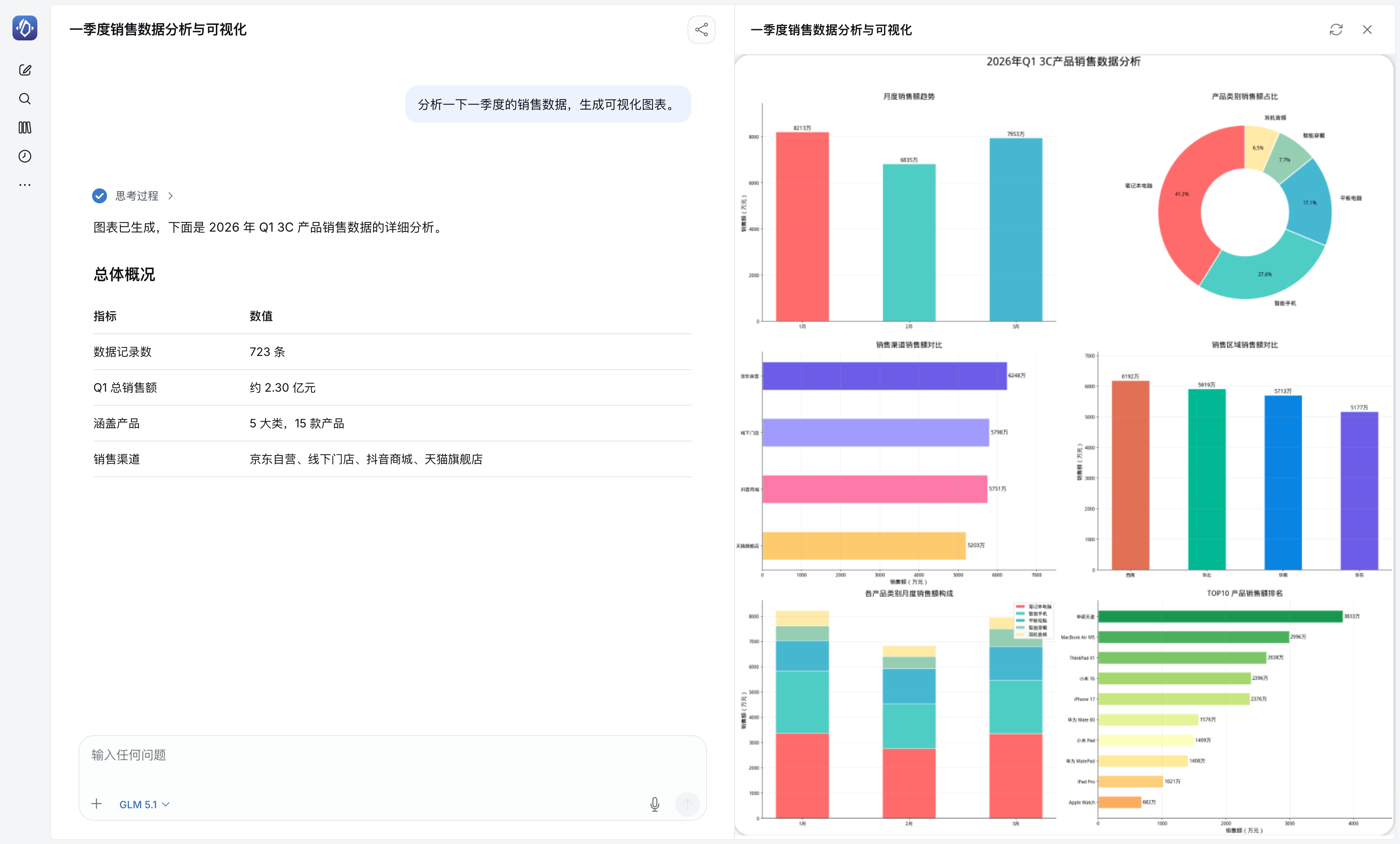 阿可 AI 功能示例 2